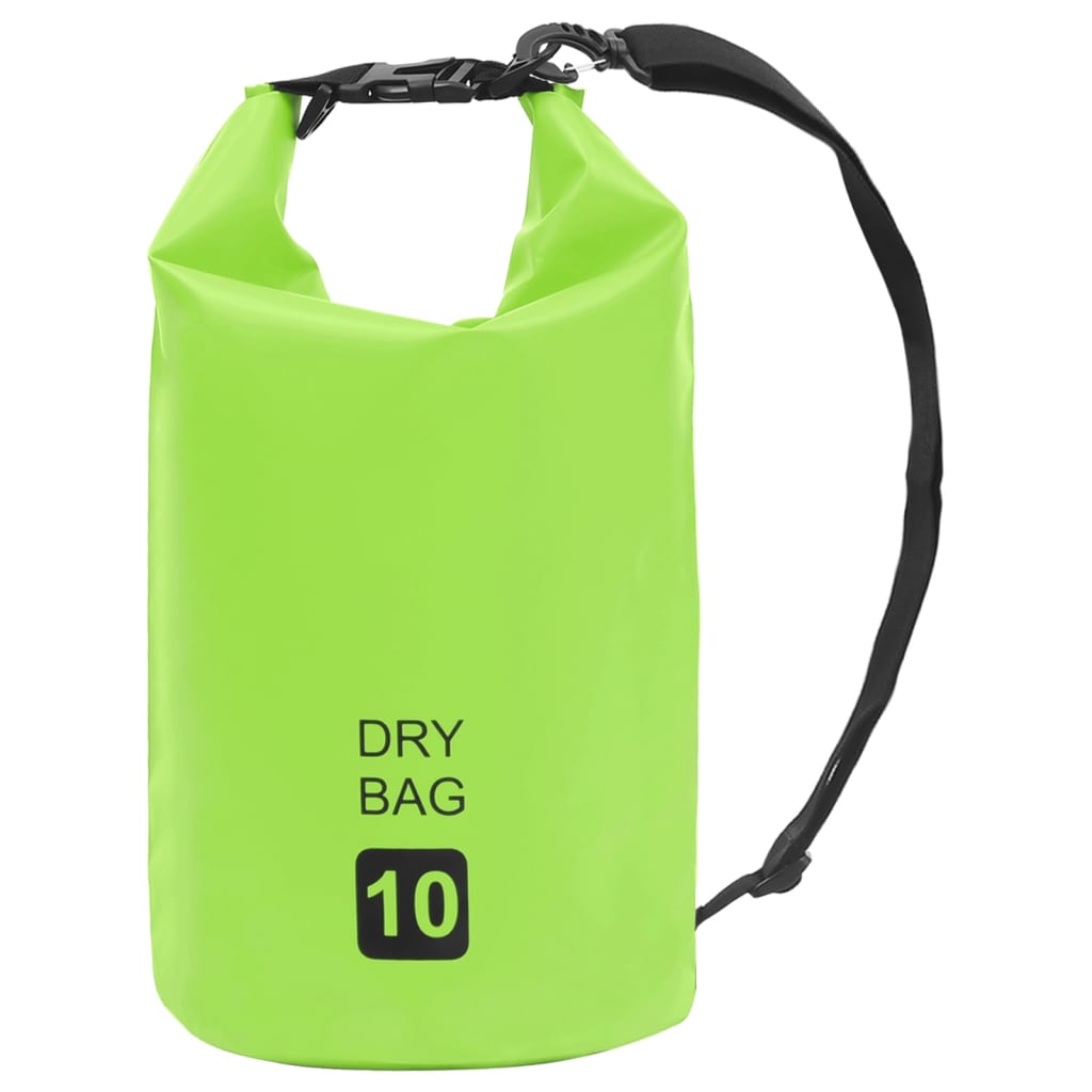 10L Green Waterproof Dry Bag