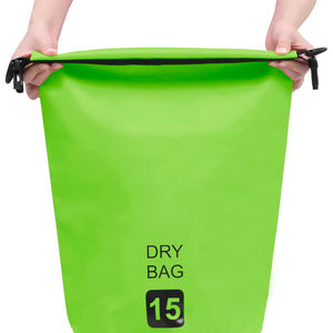 15L wasserdichter Packsack, Grün