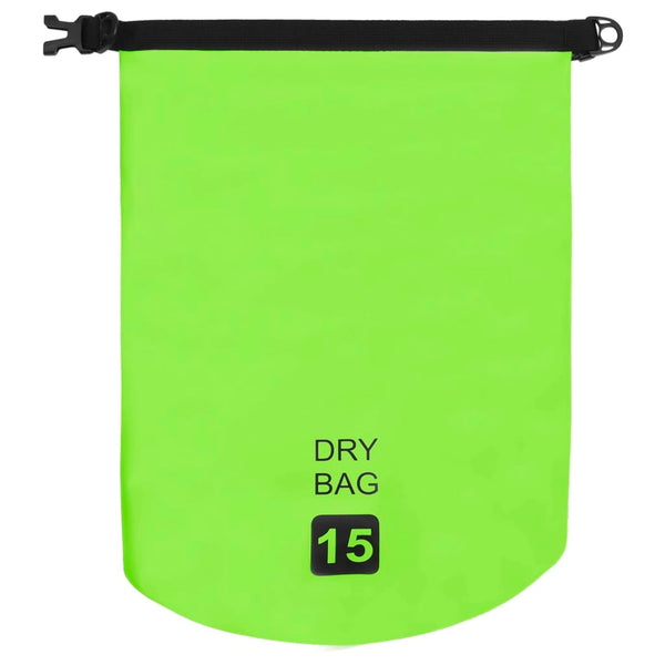 15L wasserdichter Packsack, Grün