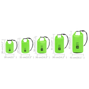 15L wasserdichter Packsack, Grün