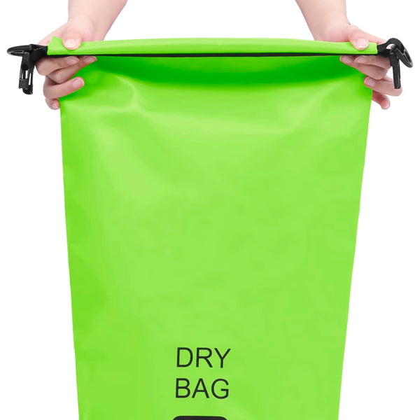 vidaXL Sac étanche vert 20 L PVC