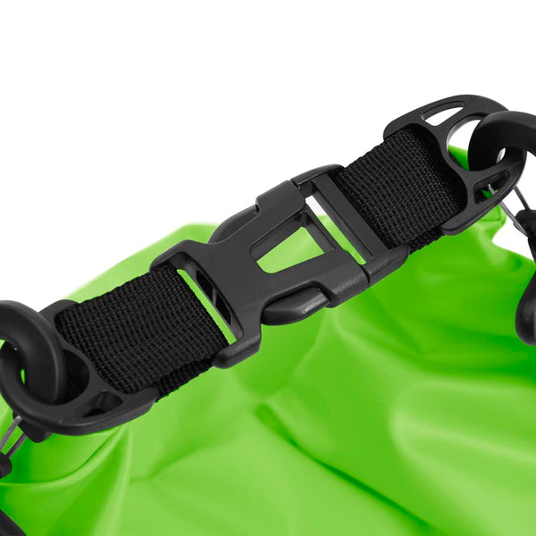 vidaXL Sac étanche vert 20 L PVC