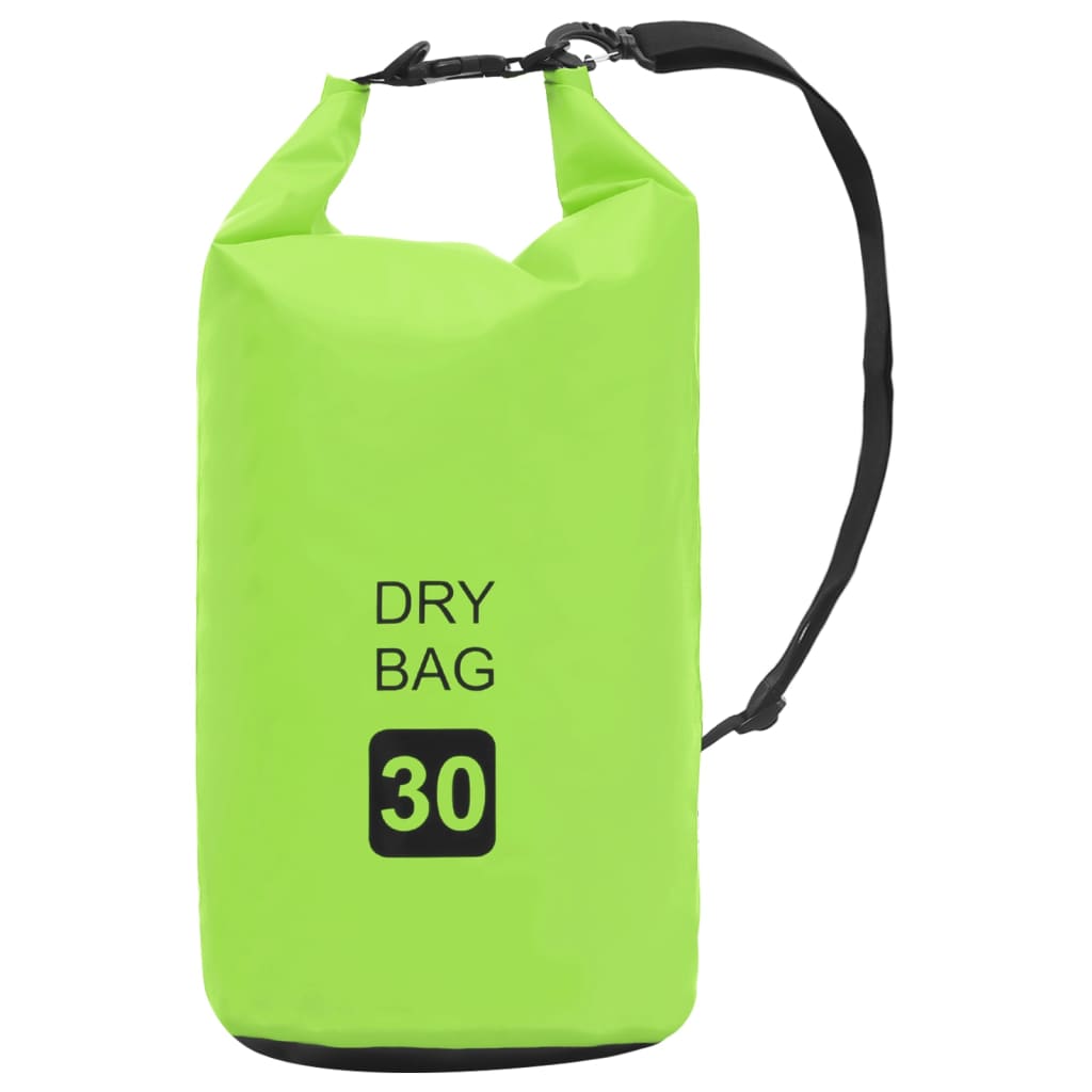 30L wasserdichter PVC-Trockensack, Grün