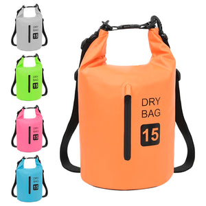 Wasserdichte PVC-Trockentasche Orange 15L