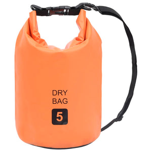 Orangefarbener 5L-Trockensack