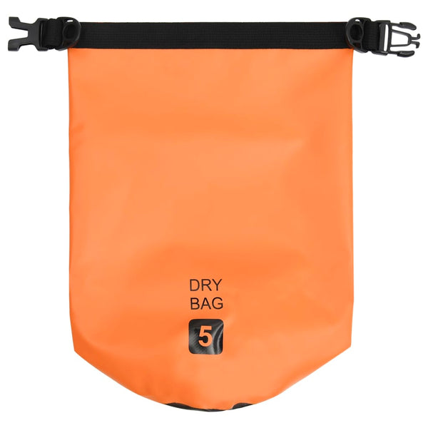 Orangefarbener 5L-Trockensack