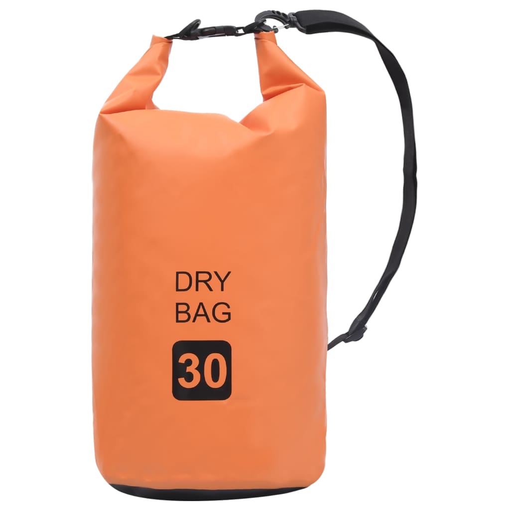 Wasserdichter PVC-Packsack Orange - 30L