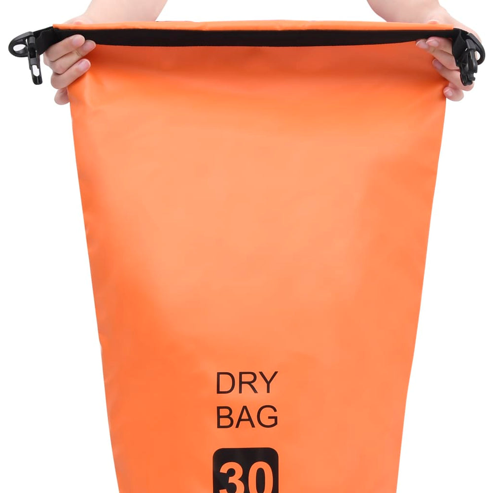 Wasserdichter PVC-Packsack Orange - 30L