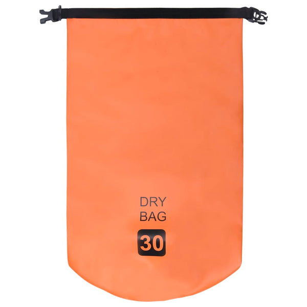 Wasserdichter PVC-Packsack Orange - 30L