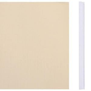 Garten-Sichtschutz PVC 70x0,19 m Creme