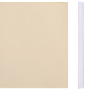 Garten-Sichtschutz 4 Stk. PVC 35x0,19 m Creme
