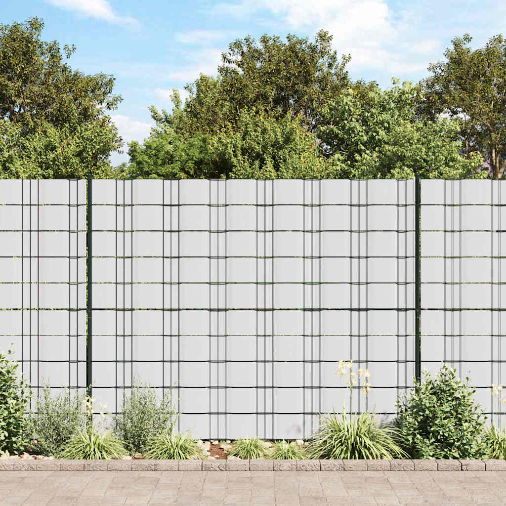 Garten-Sichtschutz PVC 70x0,19 m Weiß