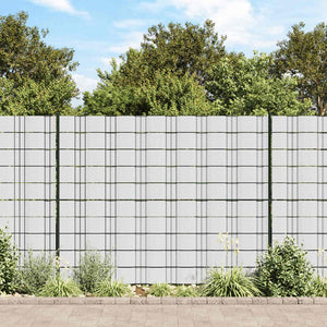 Garten-Sichtschutz 4 Stk. PVC 35x0,19 m Weiß