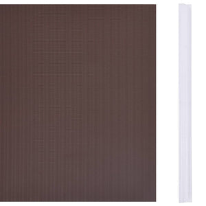 Garten-Sichtschutz PVC 35x0,19 m Braun