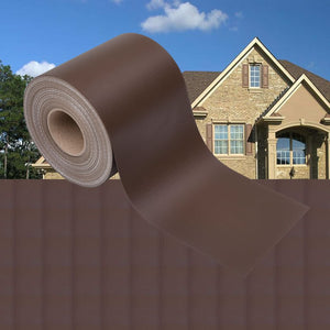 Garten-Sichtschutz PVC 35x0,19 m Braun