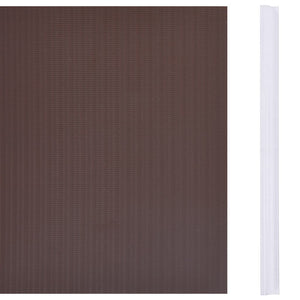 Garten-Sichtschutz PVC 70x0,19 m Braun