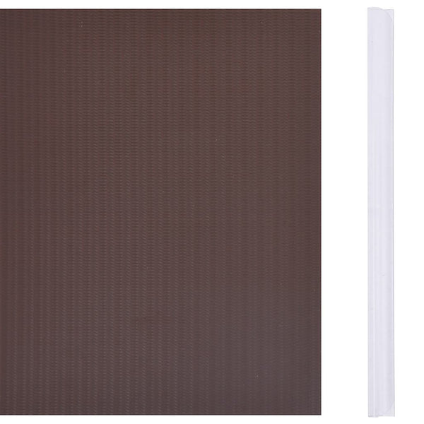 Garten-Sichtschutz PVC 70x0,19 m Braun