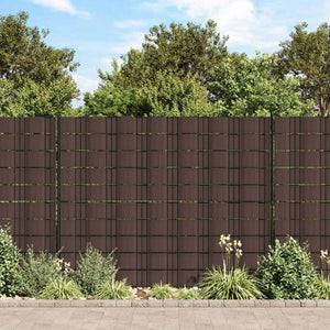 Garten-Sichtschutz 4 Stk. PVC 35x0,19 m Braun