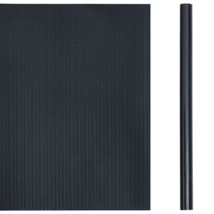 Garten-Sichtschutz 4 Stk. PVC 35x0,19 m Matt-Dunkelgrau