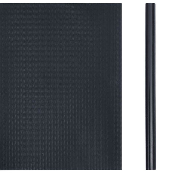 Garten-Sichtschutz 4 Stk. PVC 35x0,19 m Matt-Dunkelgrau
