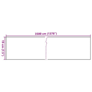 Garten-Sichtschutz PVC 35x0,19 m Mattgrün
