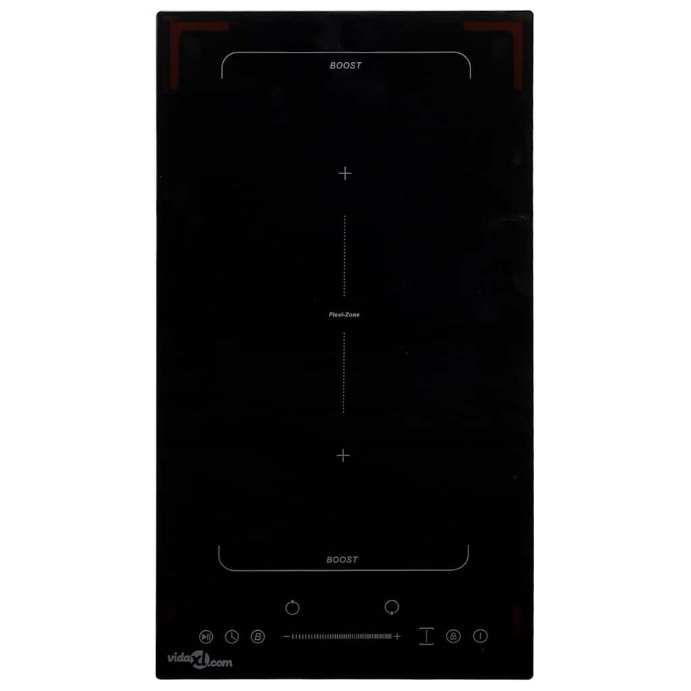 vidaXL Flex Zone Induction Cooktop with 2 Hobs Touch Control 3500 W