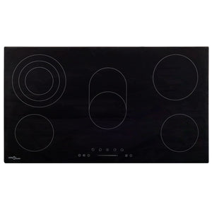 Glaskeramik Kochfeld 5 Platten Touch Control 77cm