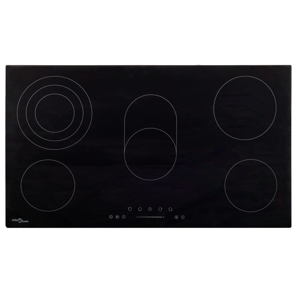 Glaskeramik Kochfeld 5 Platten Touch Control 77cm