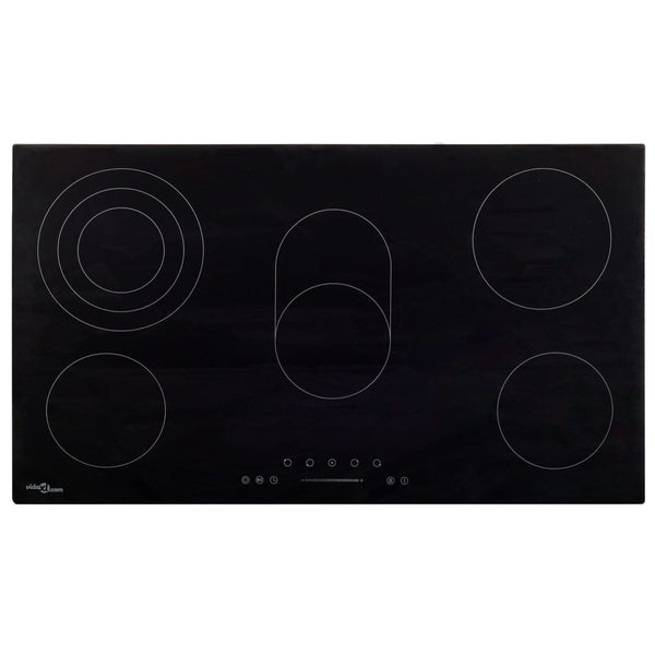 Glaskeramik Kochfeld 5 Platten Touch Control 77cm