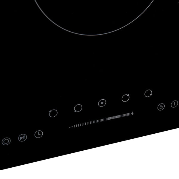 Glaskeramik Kochfeld 90cm, 5 Platten, Touch Control