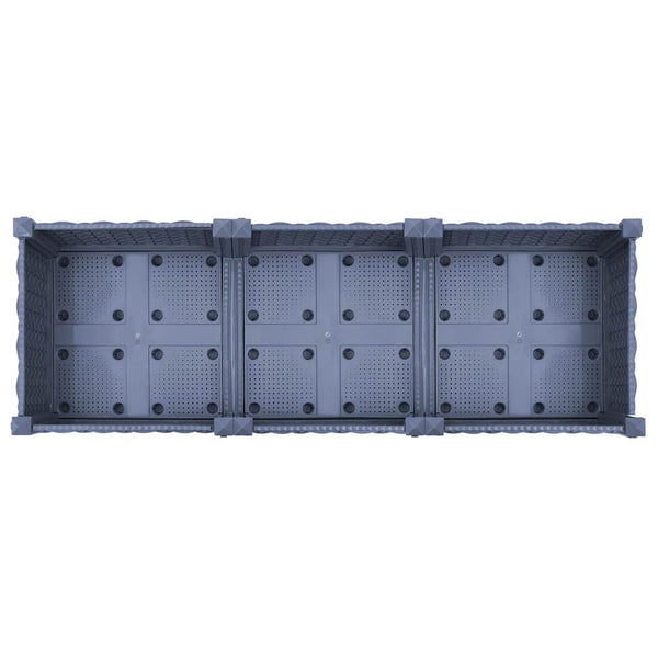 Hochbeet 120x40x23 cm Polypropylen