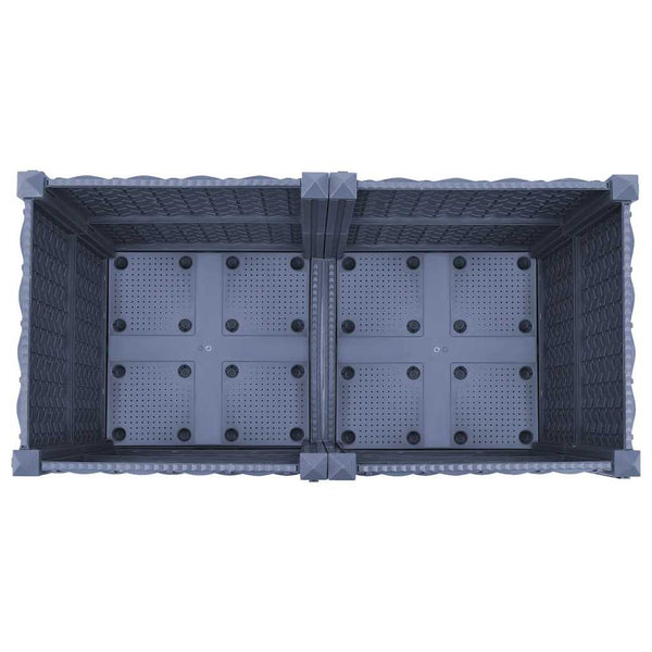 Hochbeet 80x40x38 cm Polypropylen