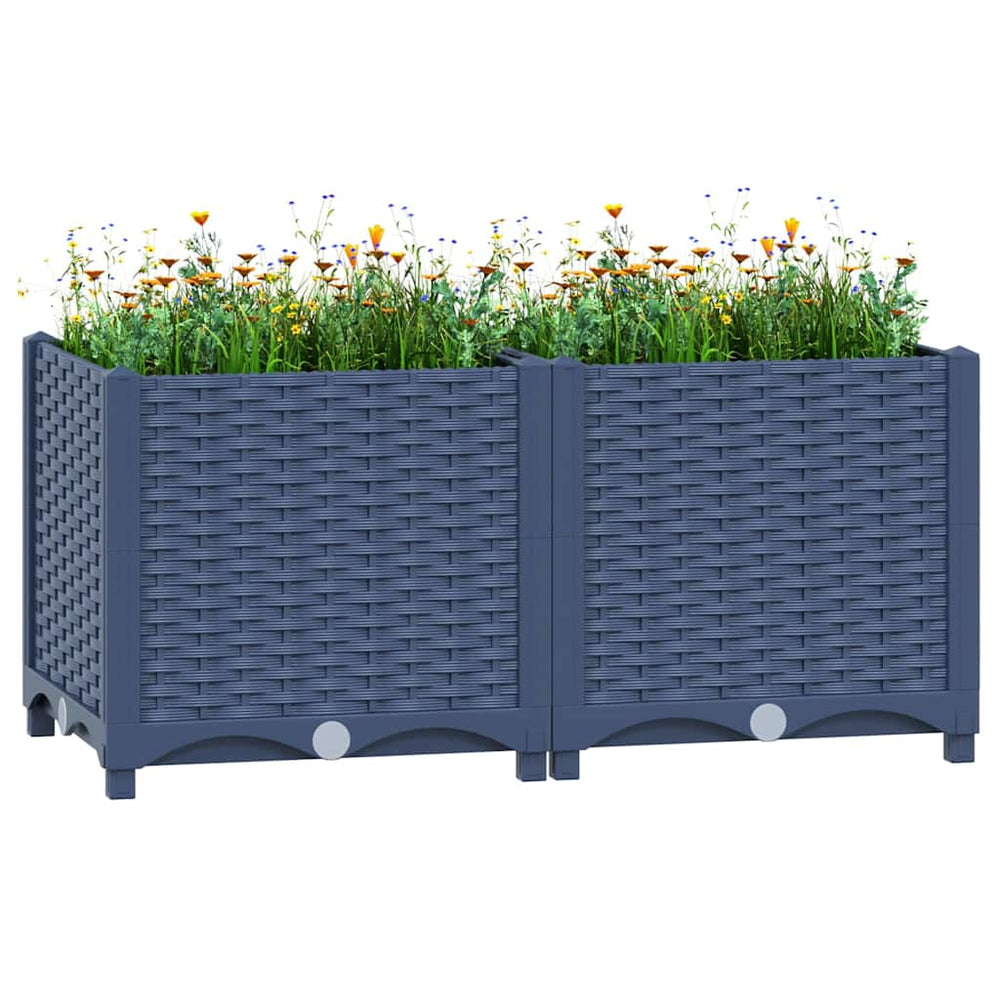 Hochbeet 80x40x38 cm Polypropylen