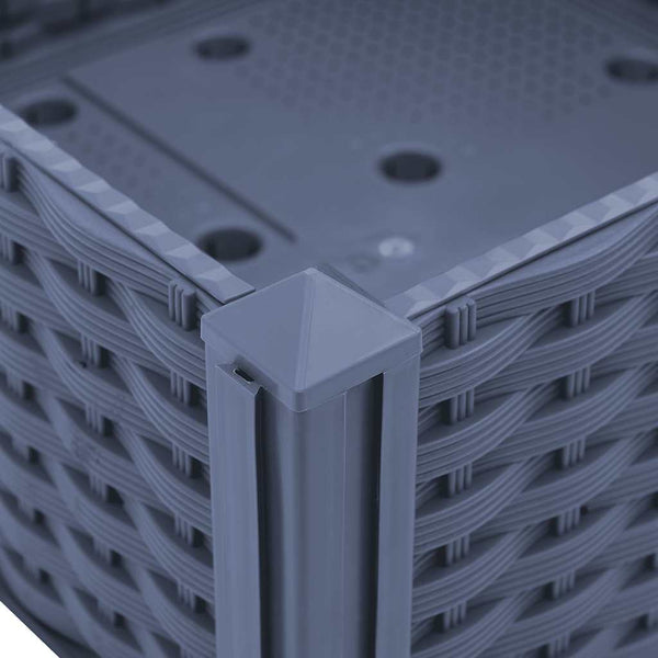 Hochbeet 160x40x38 cm Polypropylen