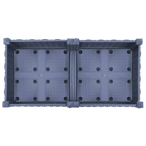 Hochbeet 80x40x71 cm Polypropylen