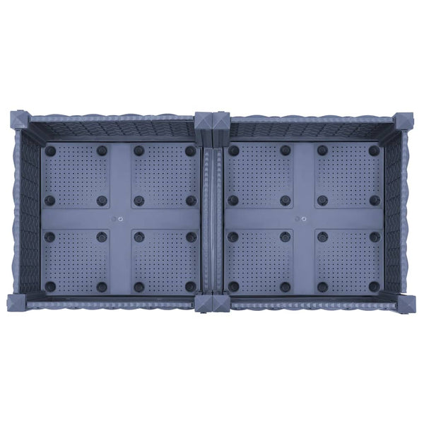 Hochbeet 80x40x71 cm Polypropylen