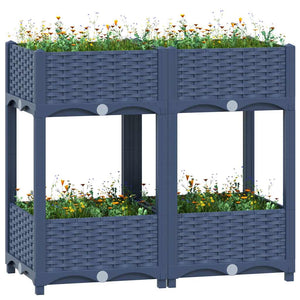 Hochbeet 80x40x71 cm Polypropylen