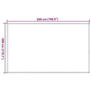 Zeltteppich 300x500 cm Blau HDPE