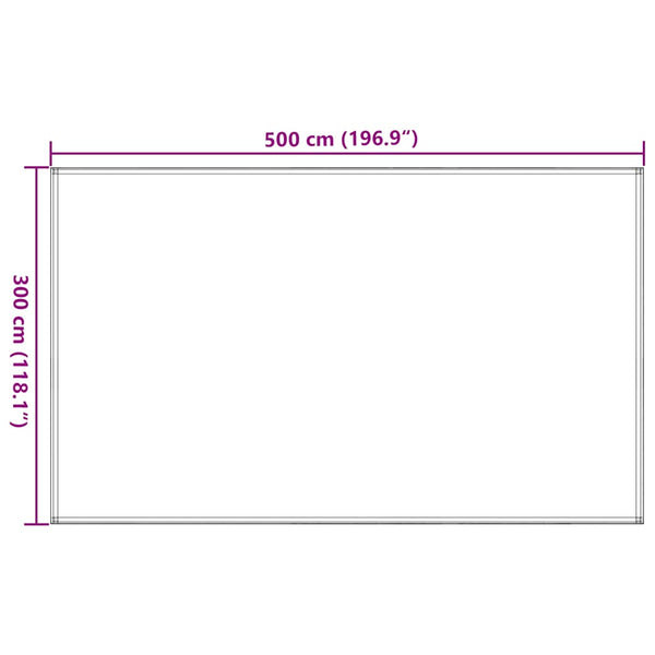 Zeltteppich 300x500 cm Blau HDPE