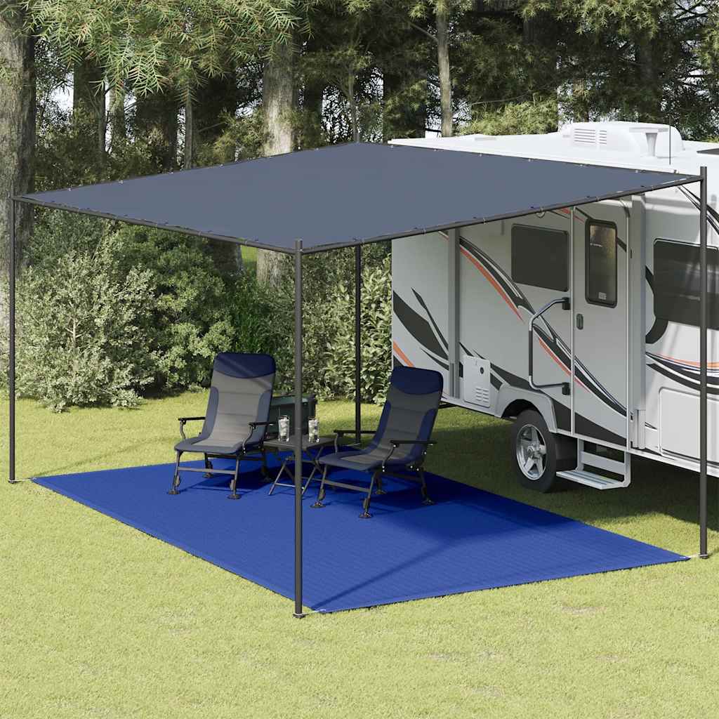 Zeltteppich 300x500 cm Blau HDPE