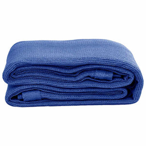 Zeltteppich 400x600 cm Blau HDPE