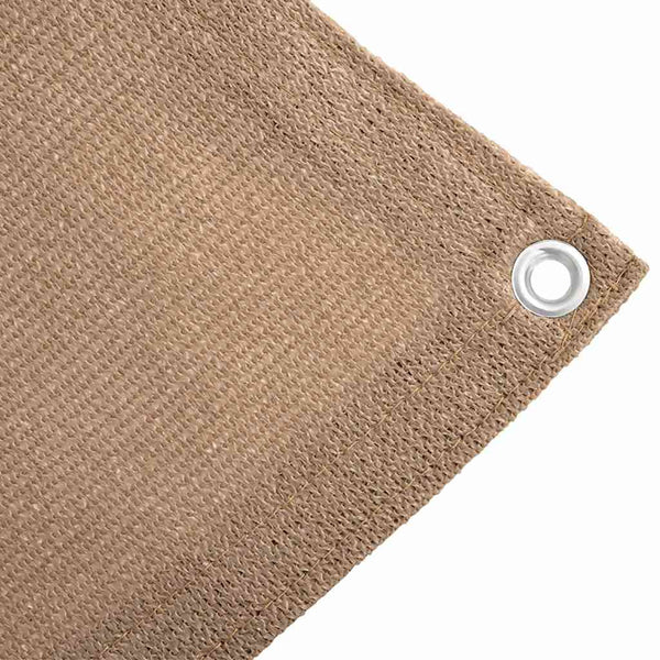 Zeltteppich Taupe 400x800 cm HDPE