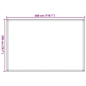 Zeltteppich 200x300 cm Beige