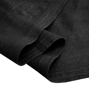 Zeltteppich 400x500 cm Schwarz