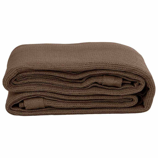 Zeltteppich 200x200 cm Braun