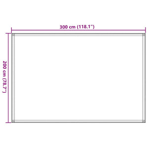 Zeltteppich 200x300 cm Braun
