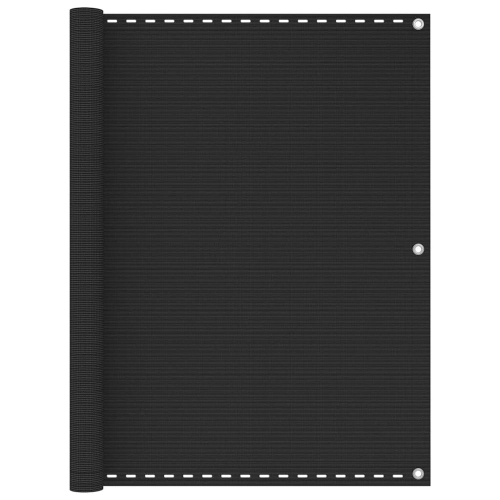 vidaXL Brise-vue balcon anthracite 120x600 cm PEHD