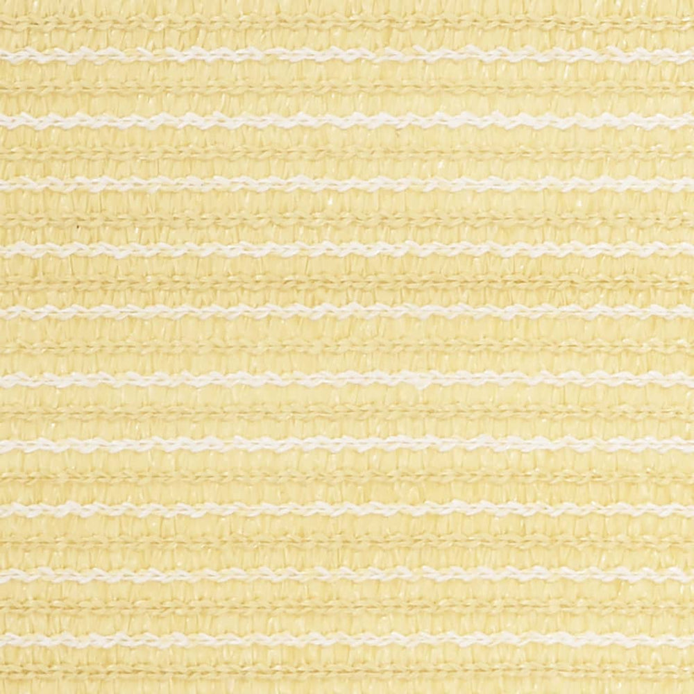 vidaXL Brise-vue de balcon beige 120x500 cm en PEHD