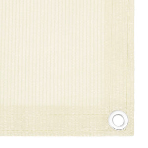 Balkon Sichtschutz Creme 75x300 cm HDPE
