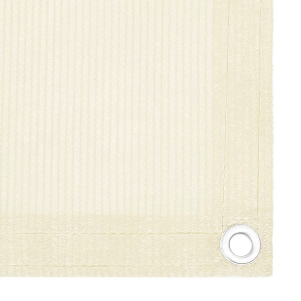 Balkon Sichtschutz Creme 75x300 cm HDPE